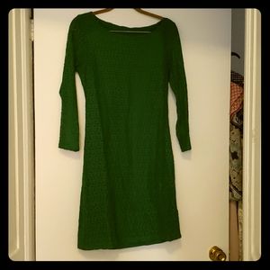 Banana Republic lace green dress